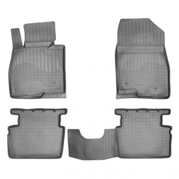 2 059 р. Комплект ковриков в салон Norplast Unidec Mazda 3/Axela BM дорестайлинг седан (2013-2016) (Цвет: черный). Увеличить фотографию 1