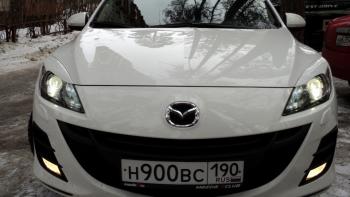 Реснички на фары MV-Tuning  Mazda 3/Axela  BL (2009-2013) (Неокрашенные)Цена: 1 399 р.. Увеличить фотографию 5