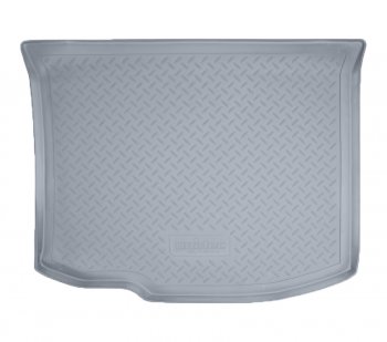 1 599 р. Коврик багажника Norplast Unidec  Mazda 3/Axela  BL (2009-2013) (Цвет: серый). Увеличить фотографию 1