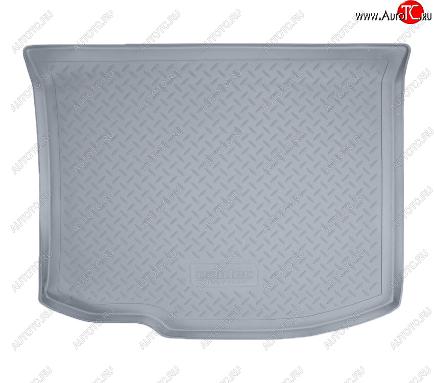 1 599 р. Коврик багажника Norplast Unidec  Mazda 3/Axela  BL (2009-2013) (Цвет: серый)