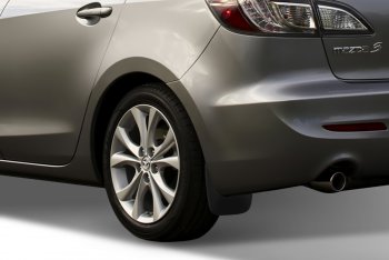 2 699 р. Брызговики Frosch (optimum, в коробке) Mazda 3/Axela BL дорестайлинг седан (2009-2011) (Задние). Увеличить фотографию 2