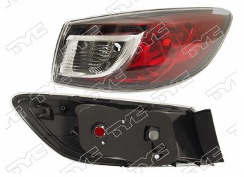 5 249 р. Правый фонарь задний TYC Mazda 3/Axela BL дорестайлинг седан (2009-2011). Увеличить фотографию 1