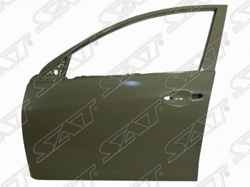 7 099 р. Левая дверь передняя SAT Mazda 3/Axela BL дорестайлинг, хэтчбэк 5 дв. (2009-2011) (Неокрашенная). Увеличить фотографию 1