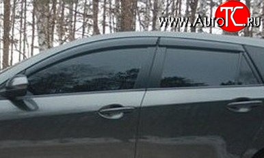 999 р. Комплект дефлекторов окон (ветровиков) 4 шт. Russtal  Mazda 3/Axela  BL (2009-2013)