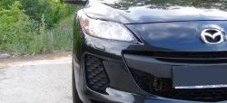 1 099 р. Реснички на фары RA  Mazda 3/Axela  BL (2009-2013) (Неокрашенные). Увеличить фотографию 3
