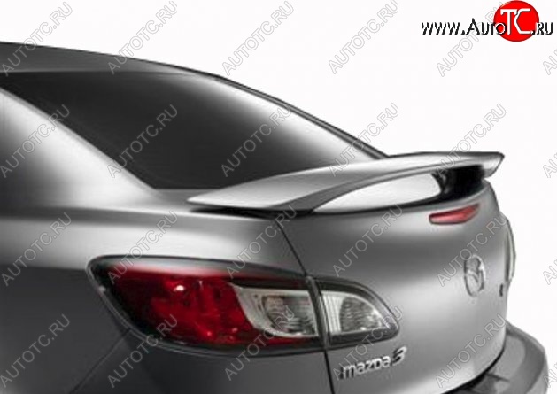 4 999 р. Спойлер CT  Mazda 3/Axela  BL (2009-2013) (Неокрашенный)