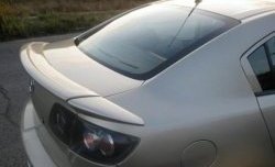 4 799 р. Спойлер Style v3 (три части) Mazda 3/Axela BK дорестайлинг седан (2003-2006) (Неокрашенный). Увеличить фотографию 1