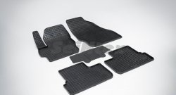 Износостойкие коврики в салон с рисунком Сетка SeiNtex Premium 4 шт. (резина) Mazda 3/Axela BL дорестайлинг, хэтчбэк 5 дв. (2009-2011)