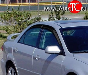 999 р. Комплект дефлекторов окон (ветровиков) 4 шт. Russtal  Mazda 6  GG (2002-2005)
