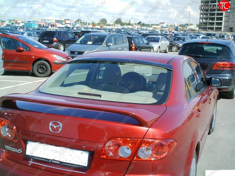1 549 р. Козырёк на заднее стекло Jaguar Mazda 6 GG седан дорестайлинг (2002-2005)