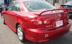 12 219 р. Накладка на задний бампер Weber Sport  Mazda 6  GG (2002-2005). Увеличить фотографию 1
