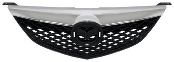 2 299 р. Решётка радиатора SAT Mazda 6 GG седан дорестайлинг (2002-2005) (Неокрашенная). Увеличить фотографию 1