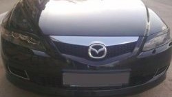 1 649 р. Реснички на фары CT Mazda 6 GG седан дорестайлинг (2002-2005) (Неокрашенные). Увеличить фотографию 2