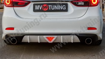 2 499 р. Стоп сигнал LED F1 Mazda 6 GJ дорестайлинг седан (2012-2015) (Белый). Увеличить фотографию 2