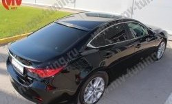 4 299 р. Козырёк на заднее стекло Sport  Mazda 6  GJ (2012-2018) (Неокрашенный). Увеличить фотографию 1