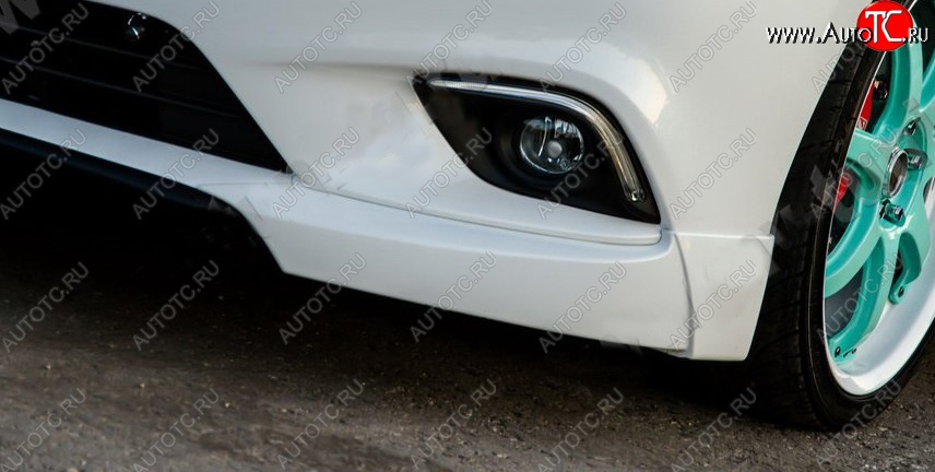 6 899 р. Клыки на передний бампер Sport  Mazda 6  GJ (2012-2015) (Неокрашенная)