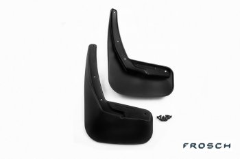 2 249 р. Задние брызговики Frosch  Mazda 6  GJ (2012-2018). Увеличить фотографию 1