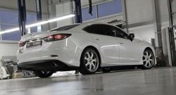 11 399 р. Пороги накладки SkyActivSport Mazda 6 GJ 1-ый рестайлинг седан (2015-2018) (Неокрашенные). Увеличить фотографию 3