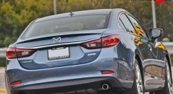 2 699 р. Лип спойлер M-VRS  Mazda 6  GJ (2012-2018) (Неокрашенный). Увеличить фотографию 3