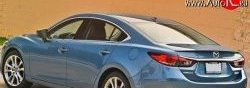 2 699 р. Лип спойлер M-VRS  Mazda 6  GJ (2012-2018) (Неокрашенный). Увеличить фотографию 2
