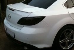 3 499 р. Лип спойлер Drive Mazda 6 GH дорестайлинг седан (2007-2010) (Неокрашенный). Увеличить фотографию 5