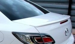 3 499 р. Лип спойлер Drive Mazda 6 GH дорестайлинг седан (2007-2010) (Неокрашенный). Увеличить фотографию 1