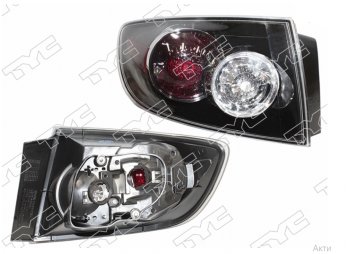 4 599 р. Левый фонарь задний TYC Mazda 3/Axela BK рестайлинг седан (2006-2009). Увеличить фотографию 1