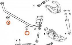 319 р. Полиуретановая втулка стабилизатора передней подвески Точка Опоры (24,5 мм)  Mazda B-Series (1998-2007). Увеличить фотографию 2