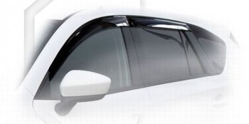 2 169 р. Дефлектора окон CA-Plastiс  Mazda CX-5  KE (2011-2017) (Classic полупрозрачный, Без хром.молдинга). Увеличить фотографию 1