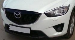 1 149 р. Реснички на фары Tuning-Sport v2  Mazda CX-5  KE (2011-2017) (Неокрашенные). Увеличить фотографию 1