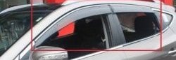 4 299 р. Комплект дефлекторов окон (ветровиков) 4 шт. СТ Mazda CX-5 KE дорестайлинг (2011-2014). Увеличить фотографию 1