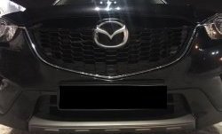 2 349 р. Накладка на передний бампер СТ v4 v4 Mazda CX-5 KE дорестайлинг (2011-2014) (Неокрашенная). Увеличить фотографию 4