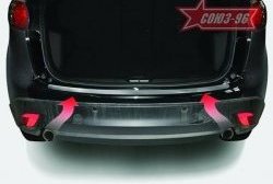 2 114 р. Накладка на задний бампер Souz-96 Mazda CX-5 KE рестайлинг (2015-2017). Увеличить фотографию 2
