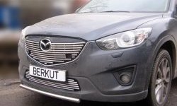 6 199 р. Декоративная вставка воздухозаборника Berkut (d12 мм)  Mazda CX-5  KE (2011-2017). Увеличить фотографию 1