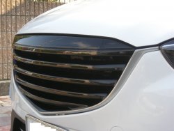11 299 р. Решетка радиатора TOPLINE  Mazda CX-5  KE (2011-2017) (Неокрашенная). Увеличить фотографию 3