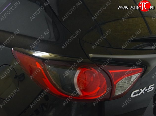 1 499 р. Реснички на фонари CT Mazda CX-5 KE дорестайлинг (2011-2014)