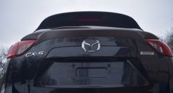 5 699 р. Лип спойлер CT Mazda CX-5 KE дорестайлинг (2011-2014) (Неокрашенный). Увеличить фотографию 7