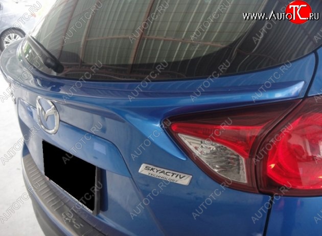 5 699 р. Лип спойлер CT Mazda CX-5 KE дорестайлинг (2011-2014) (Неокрашенный)