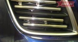 Декоративные элементы боковых воздухозаборников бампера Souz-96 (d16) Mazda CX-7 ER рестайлинг (2010-2012)