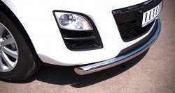 16 999 р. Одинарная защита переднего бампера диаметром 63 мм Russtal  Mazda CX-7  ER (2010-2012). Увеличить фотографию 2