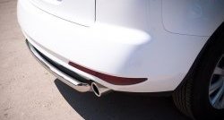 15 599 р. Одинарная защита заднего бампера из трубы диаметром 63 мм Russtal  Mazda CX-7  ER (2010-2012). Увеличить фотографию 3