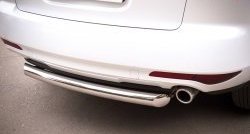 15 999 р. Одинарная защита заднего бампера из трубы диаметром 76 мм Russtal  Mazda CX-7  ER (2010-2012). Увеличить фотографию 3