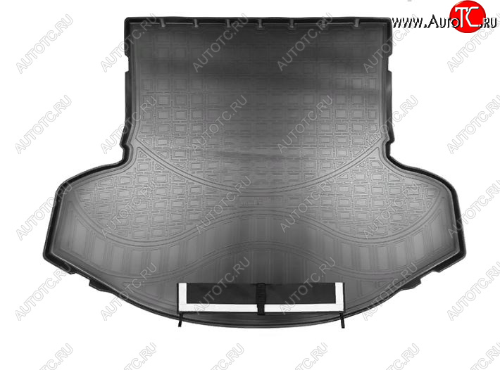 2 999 р. Коврик багажника Norplast (5 мест, сложенный 3 ряд)  Mazda CX-9  TC (2015-2024) (Черный, с погрузочным ковриком (фартуком))