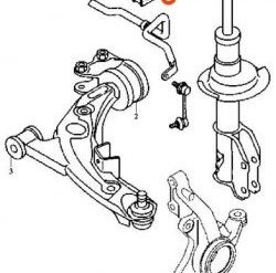 799 р. Полиуретановая втулка стабилизатора передней подвески Точка Опоры (31,5 мм) Mazda CX-9 TB дорестайлинг (2007-2009). Увеличить фотографию 2
