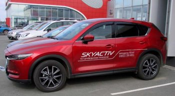 2 759 р. Дефлектора окон SIM  Mazda CX-5  KF (2016-2024). Увеличить фотографию 1