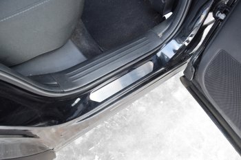 2 299 р. Пороги накладки дверей Petroil Tuning  Mazda CX-5  KF (2016-2024). Увеличить фотографию 3