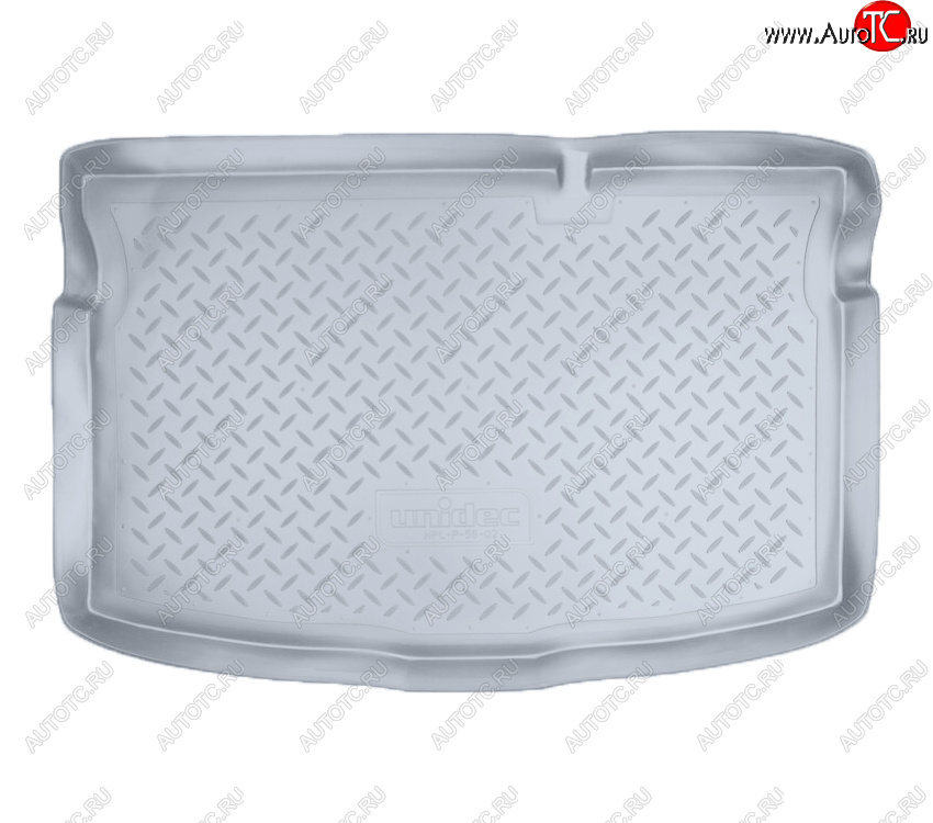 1 449 р. Коврик багажника Norplast Unidec  Mazda 2/Demio  DE (2007-2014) (Цвет: серый)