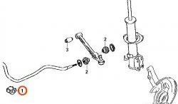 529 р. Полиуретановая втулка стабилизатора передней подвески Точка Опоры (26 мм) Mazda 2/Demio DW рестайлинг (1999-2002). Увеличить фотографию 2
