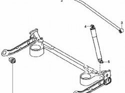 1 289 р. Полиуретановый сайлентблок балки задней подвески Точка Опоры  Mazda MPV  LW (1999-2006). Увеличить фотографию 2