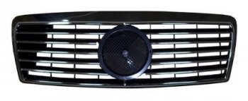 3 989 р. Решётка радиатора SAT (под эмблему) Mercedes-Benz E-Class W210 универсал рестайлинг (1999-2003) (Неокрашенная). Увеличить фотографию 1